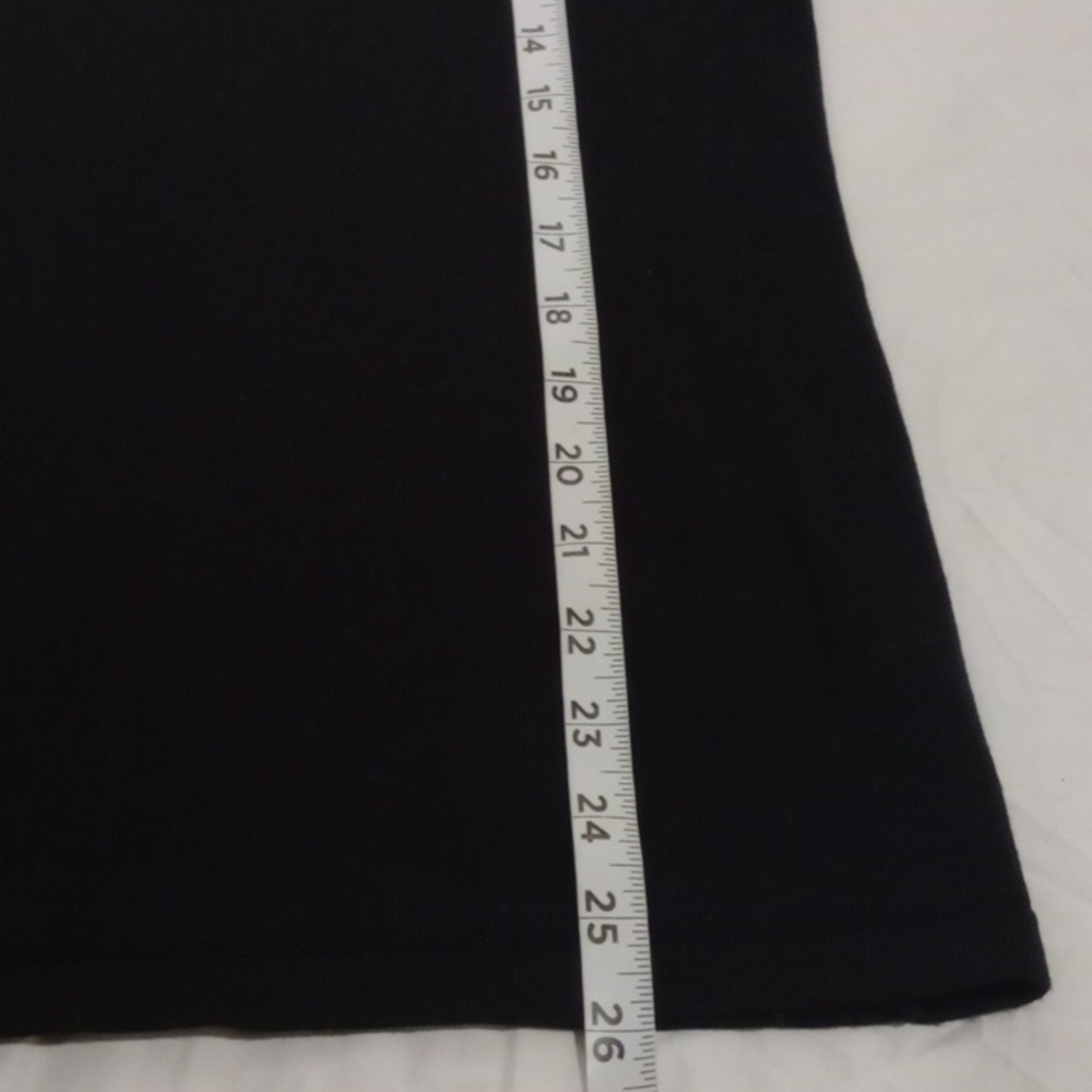 By Design Black Sheer Neckline Rhinestone Top Size Large - Picture 7 of 8